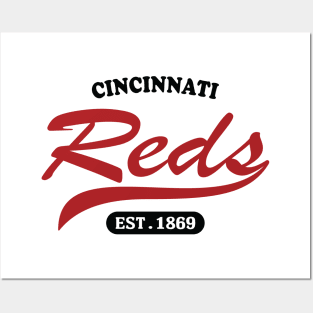 Cincinnati Reds Classic Style Posters and Art